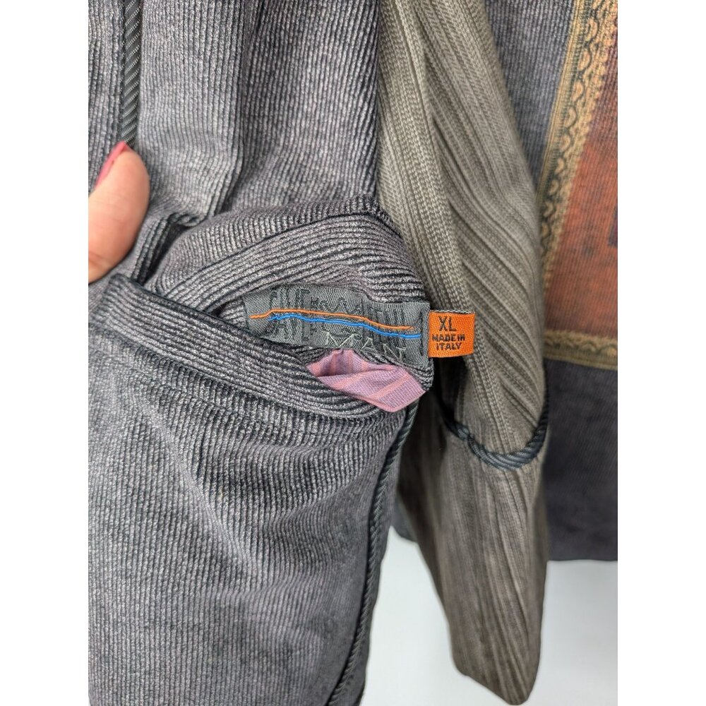 Man Save The Queen Button Up Blazer Men Size Xl C… - image 8